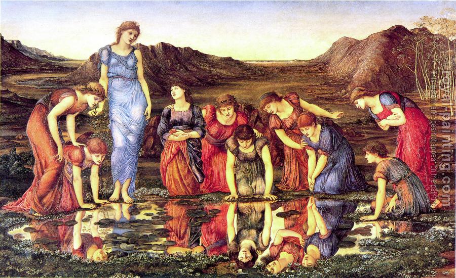 Sir Edward Coley Burne-Jones : The Mirror of Venus